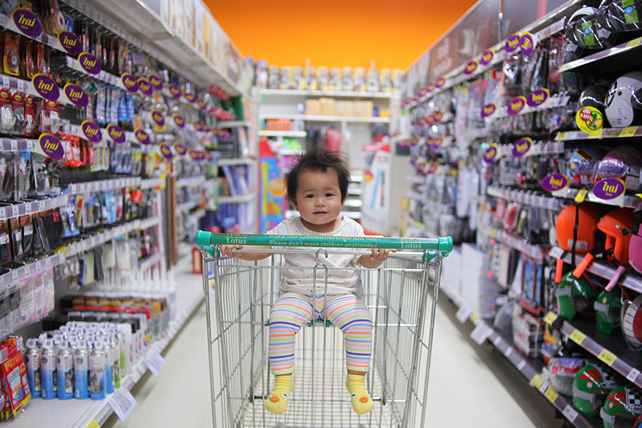 Baby in Cart